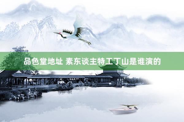 品色堂地址 素东谈主特工丁山是谁演的